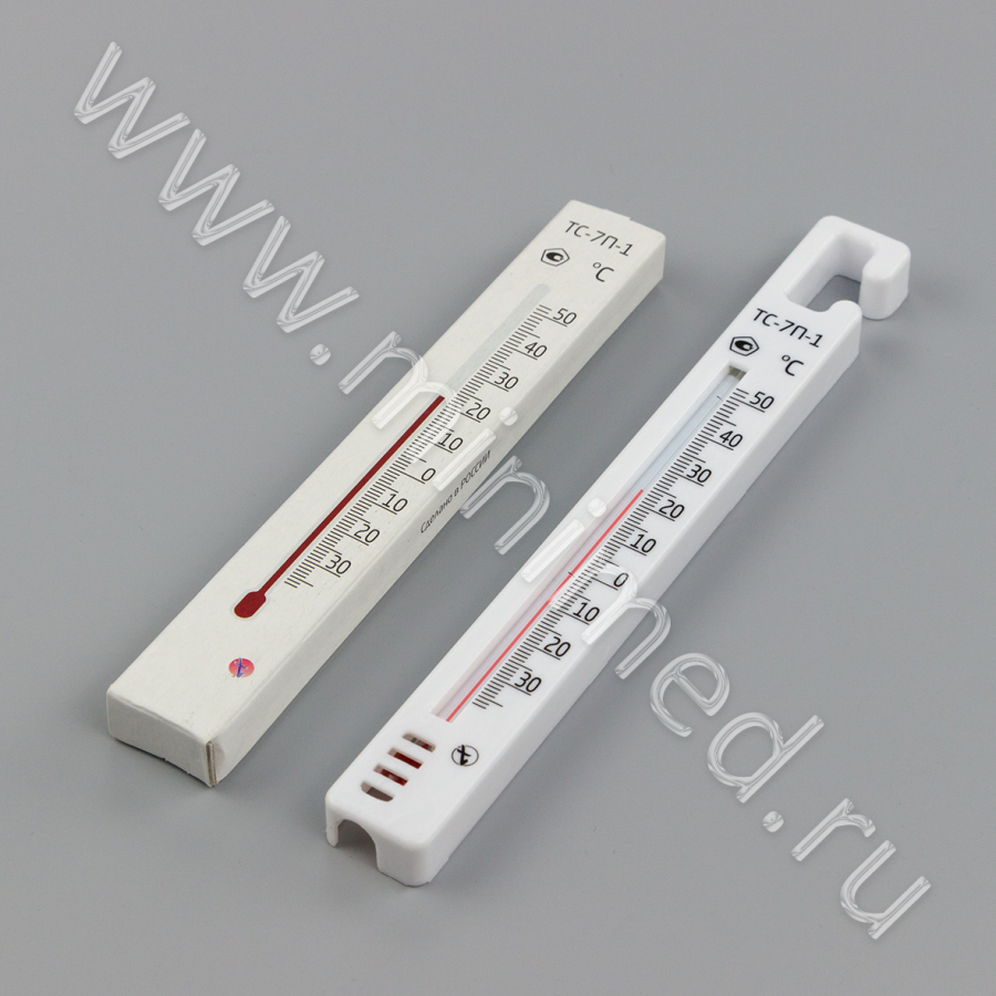 Термометр стеклянный ТС-7П-1 (-35 +50) для холод.камер  Термометр стеклянный ТС-7П-1 (-35 +50) для холод.камер