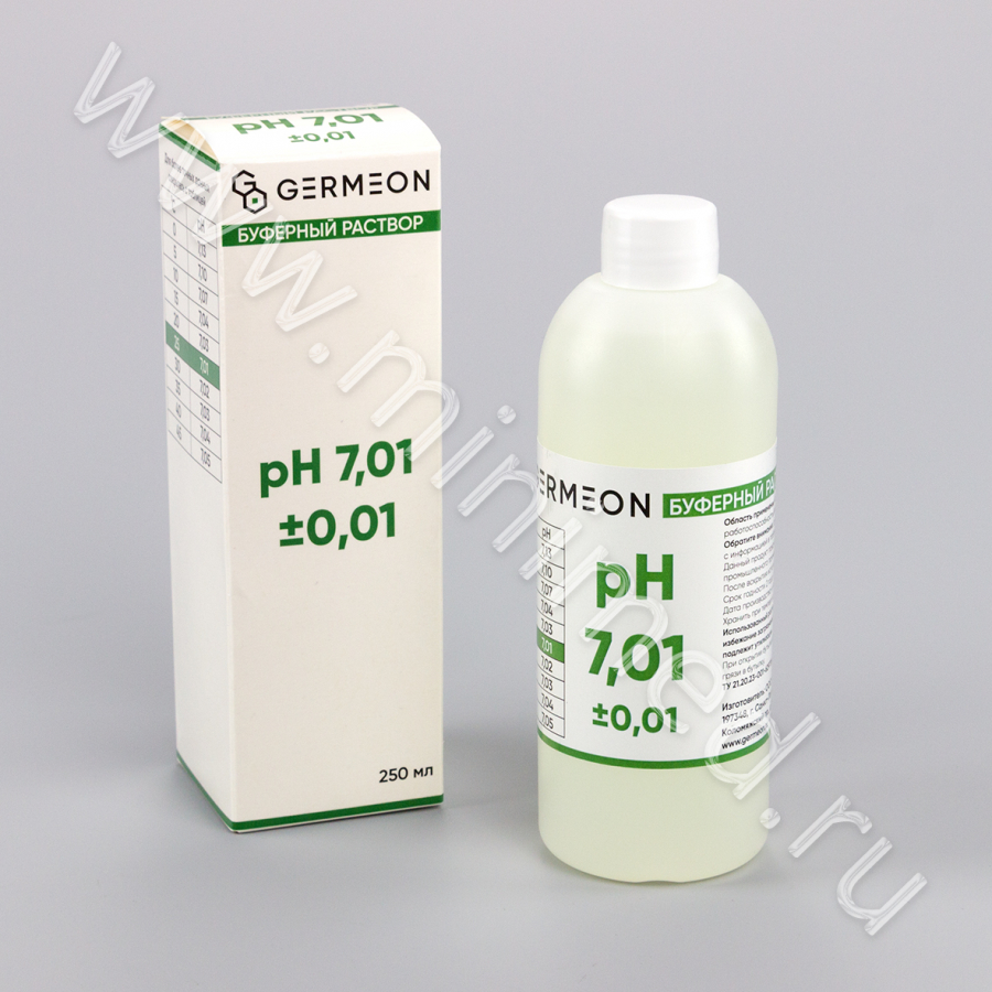 Буферный раствор pH  7,01, 250 мл, Germeon  Буферный раствор pH  7,01, 250 мл, Germeon