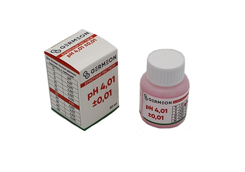 Буферный раствор pH  4,01,  50 мл, Germeon  Буферный раствор pH  4,01,  50 мл, Germeon