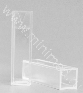 Кювета 2,5-4,5 мл, модель Macro, полиметилметакрилат, Vitlab, Германия, уп.100 шт. 146399