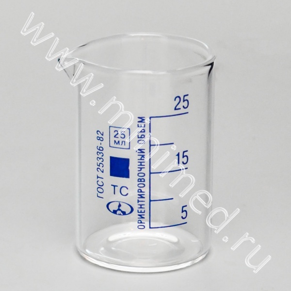 Стаканы лабораторные (тип Н, низкие с делениями и носиком), ТС