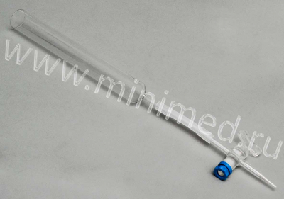 Цилиндр б/дел. с носиком и переходником, d-2,5см