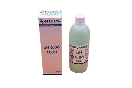 Буферный раствор pH  6,86, 500 мл, Germeon  Буферный раствор pH  6,86, 500 мл, Germeon