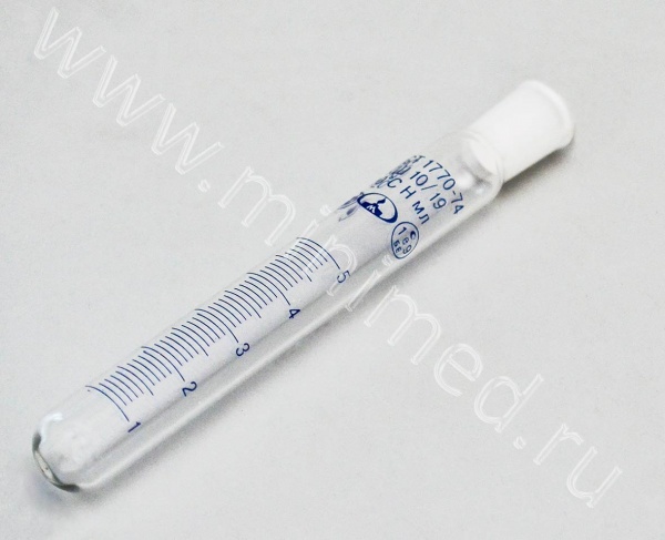 Пробирки медицинские (мерные со шлифом, ПМ2) 