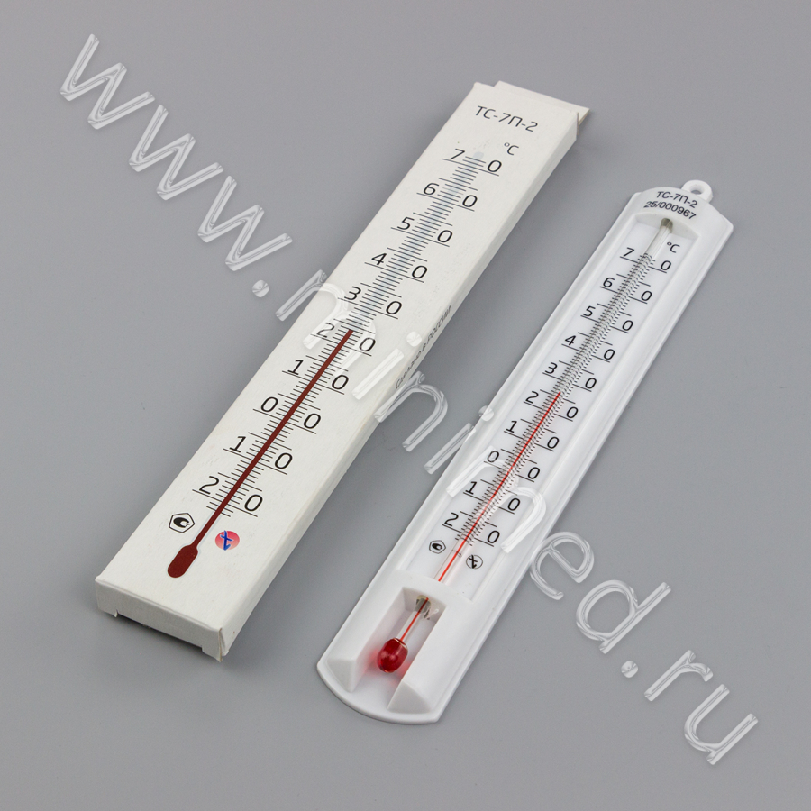 Термометр стеклянный ТС-7П-2 (-20+70) для холод.камер  Термометр стеклянный ТС-7П-2 (-20+70) для холод.камер