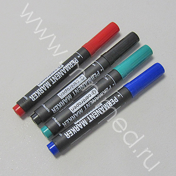 Маркер перманентный зеленый, шир.линии 2,5 мм, Centropen, уп.10 шт. Маркер перманентный зеленый, шир.линии 2,5 мм, Centropen, уп.10 шт.