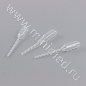 Пипетка одноразовая, нестерильная Пастера, объмом 0,5 мл, уп.1000 шт