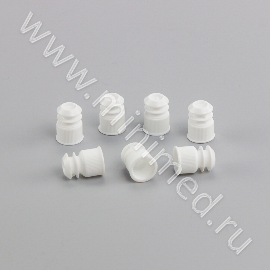 Пробка для пробирок 16 мм, п/эт, белая, уп.500 шт, ТУ 9464-015-29508133-2014, МиниМед Пробка для пробирок 16 мм, п/эт, белая, уп.500 шт, ТУ 9464-015-29508133-2014, МиниМед