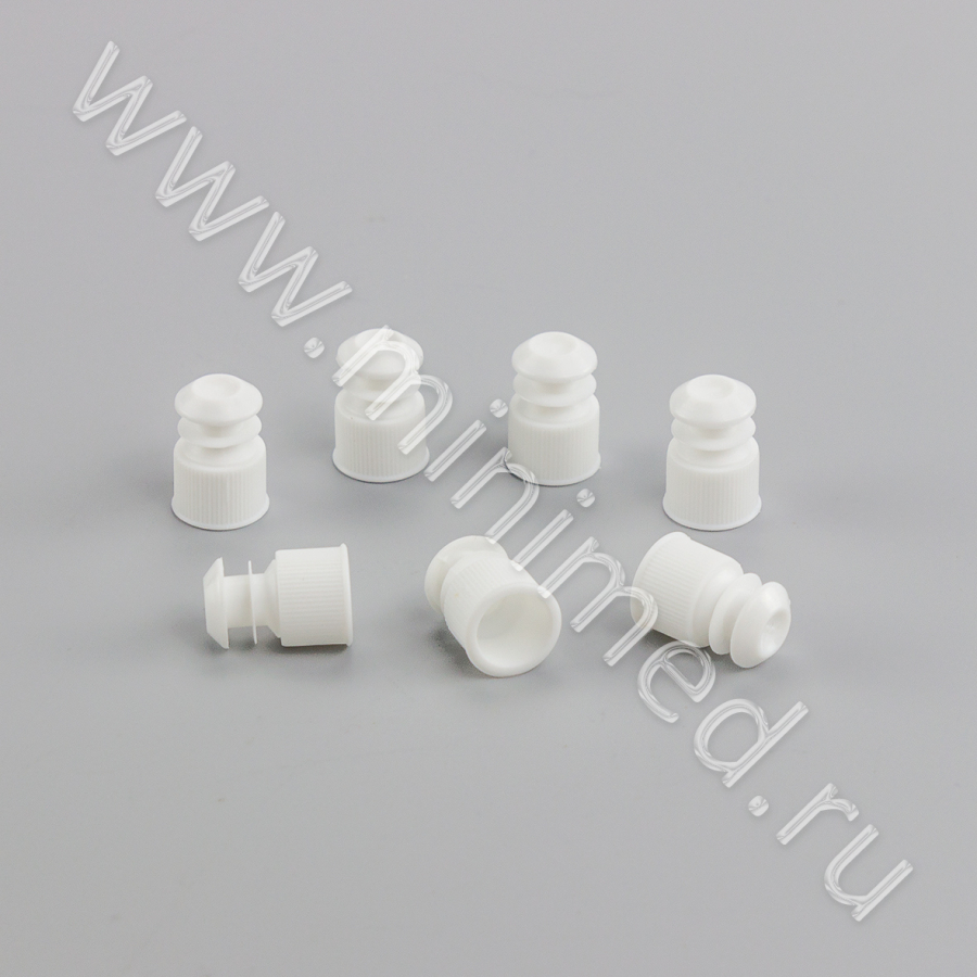 Пробка для пробирок 12 мм, п/эт, белая, уп.1000 шт, ТУ 9464-015-29508133-2014, МиниМед Пробка для пробирок 12 мм, п/эт, белая, уп.1000 шт, ТУ 9464-015-29508133-2014, МиниМед