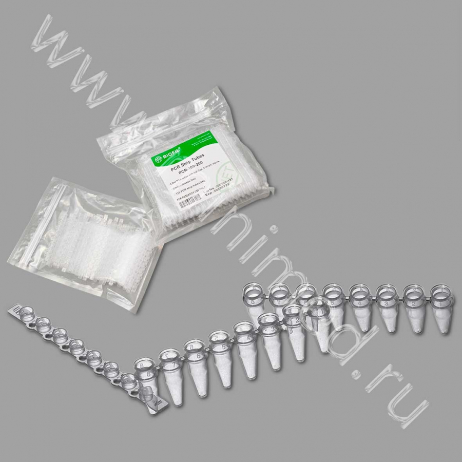 Микропробирка 0,2 мл, тип Эппендорф, в стрипах по 8 шт.с крышкой, стерильная, без ДНКаз и РНКаз,уп.125 стрип.,Jet Bio-Filtration Микропробирка 0,2 мл, тип Эппендорф, в стрипах по 8 шт.с крышкой, стерильная, без ДНКаз и РНКаз,уп.125 стрип.,Jet Bio-Filtration